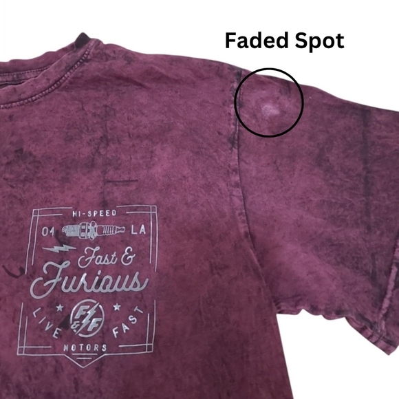 Affliction Fast & Furious T-shirt Purple Size Small - Picture 5 of 11